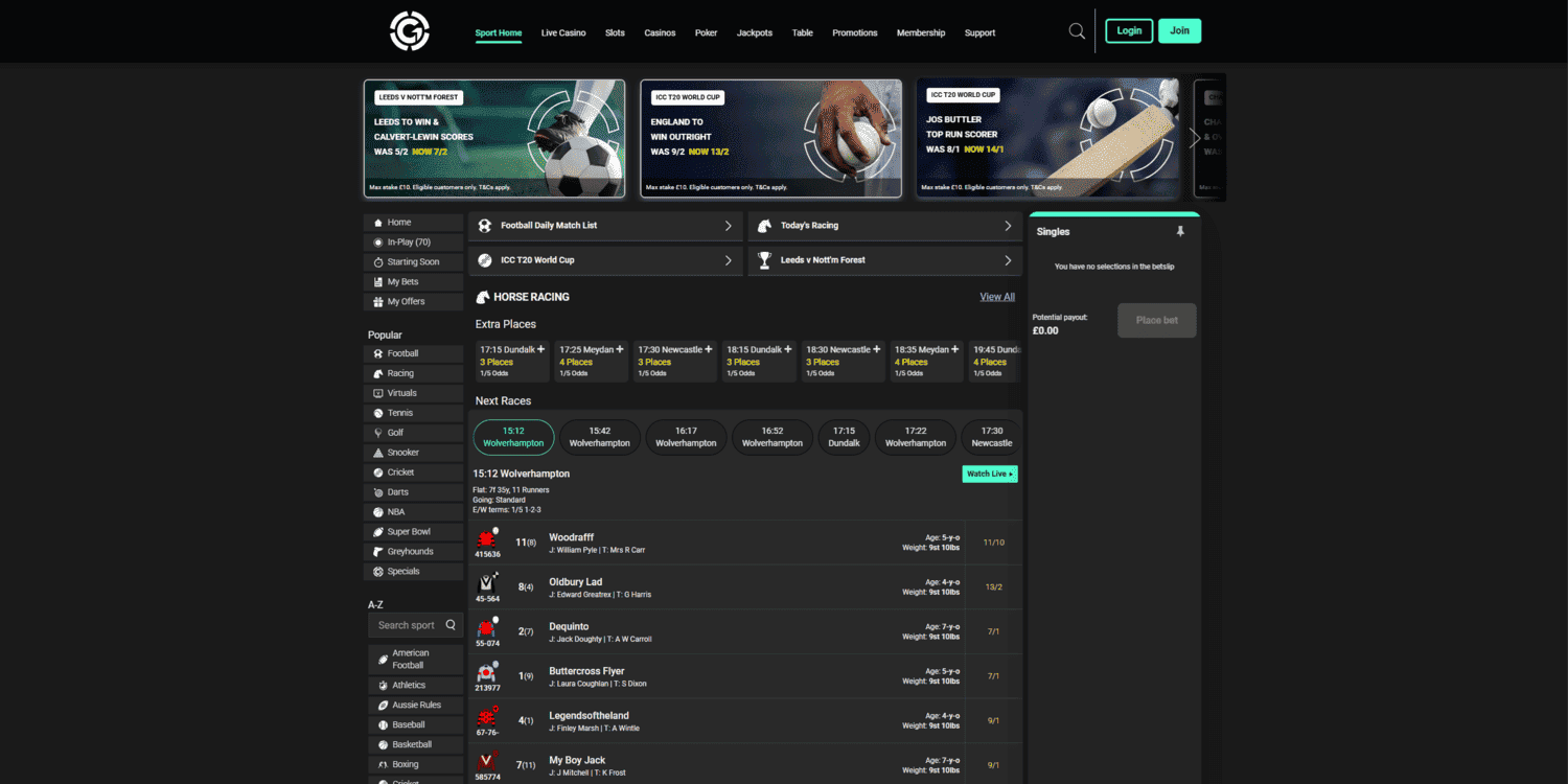 Grosvenor Bookmaker UK